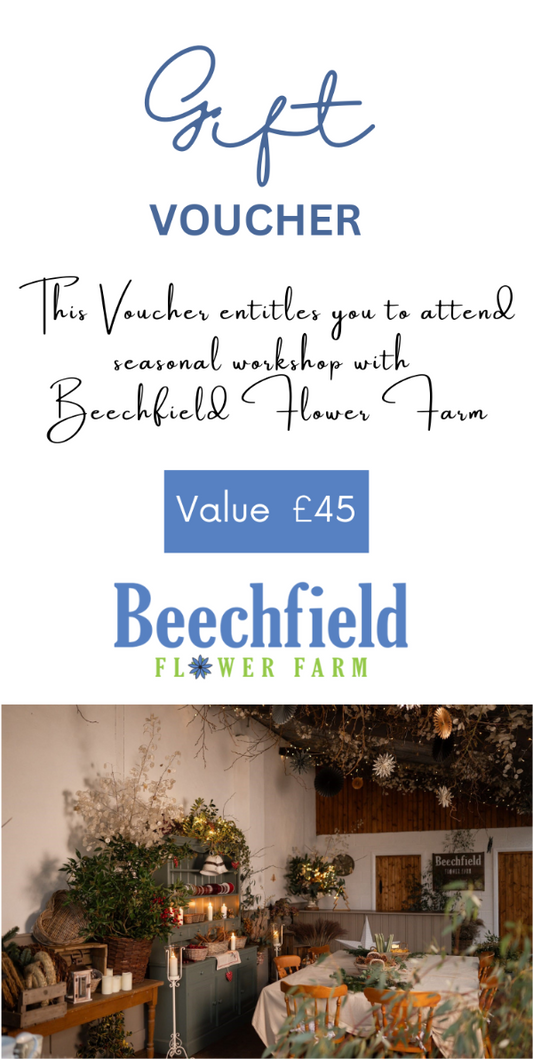 Beechfield Flower Farm Workshop Gift Voucher